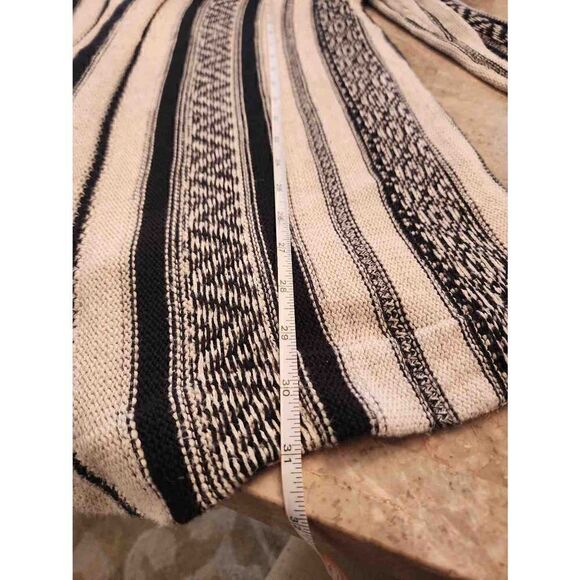 Chaps open front cardigan size Large geometric pattern - Picture 6 of 6